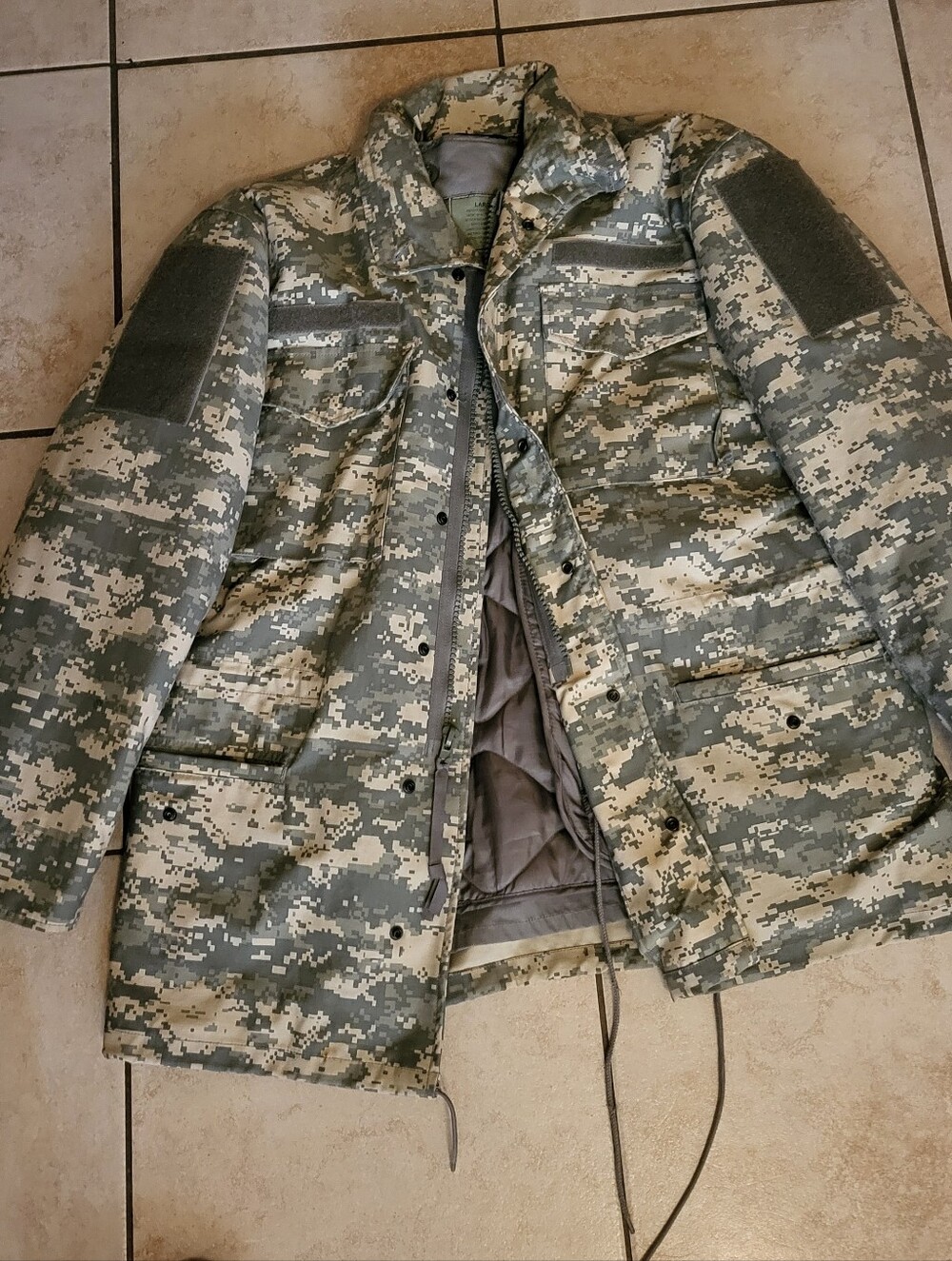 TRU-SPEC H2O Waterproof ACU Parka in Camouflage Pattern digital Large